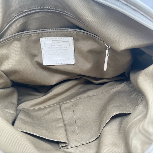 Coach Jacquard & Patent Leather Tote Bag, Canvas/Leather, Large - Picture 6 of 16